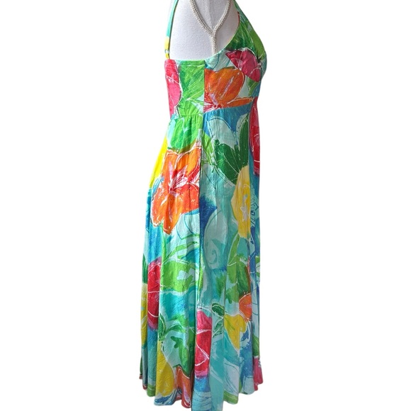 Jams world women’s summer dress Size Medium Mystic Bloom Floral Midi Floral Vaca - Picture 13 of 16